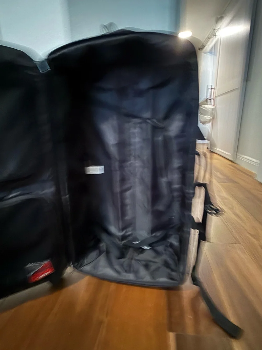 Black Rolling Travel Duffel Bag - Kipling-Inspired